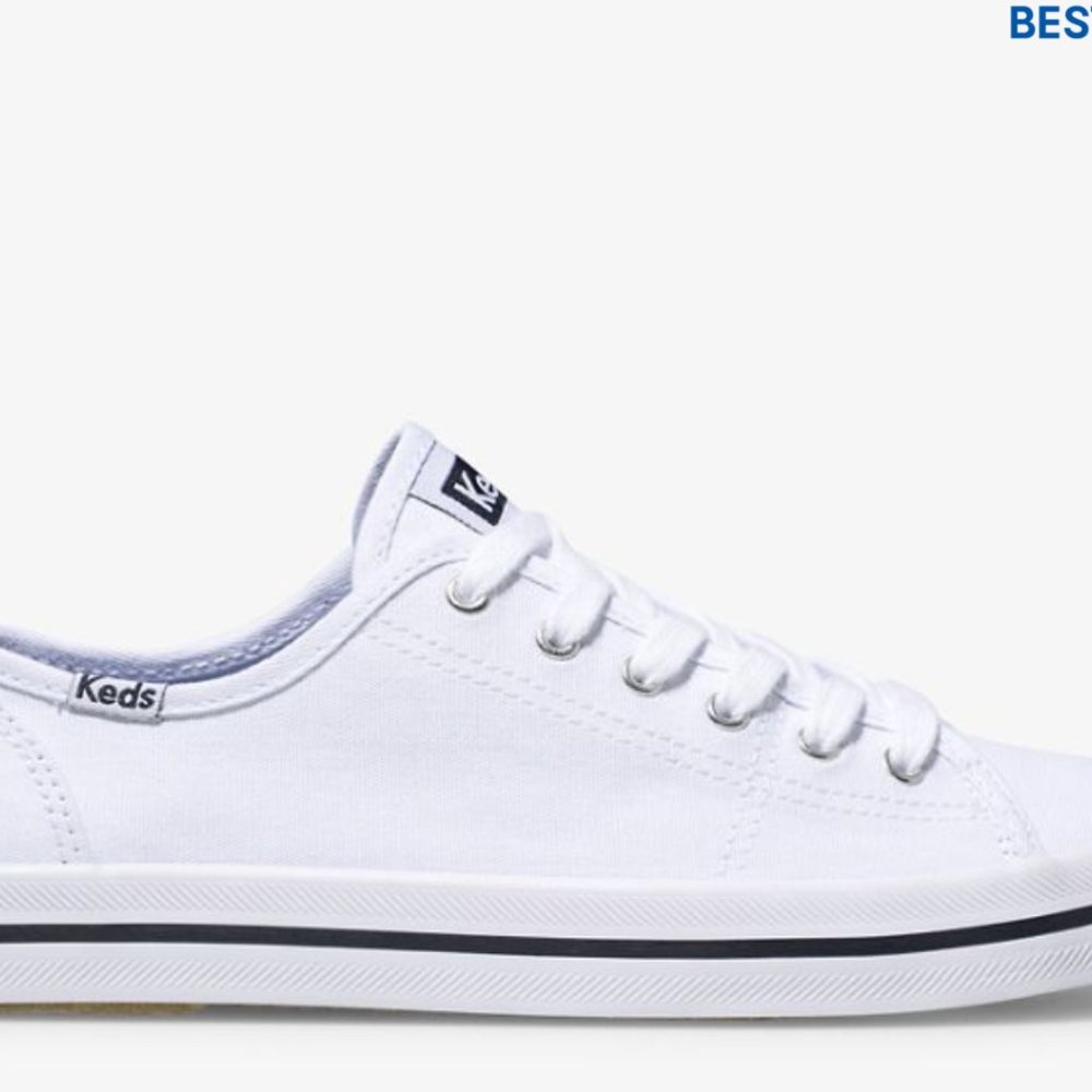 Keds White Kickstart Sneakers